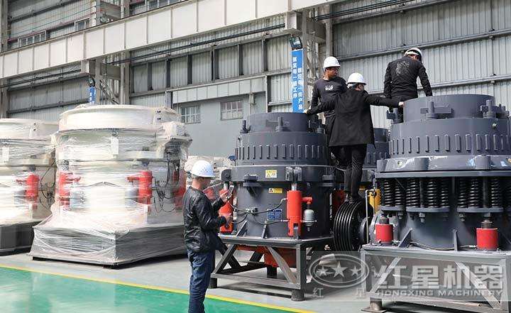 全液壓圓錐破碎機，液壓過載保護裝置，自動調節出料粒度